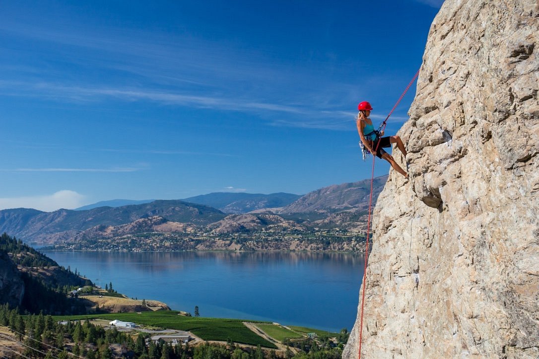 Climbing in Skaha Bluffs