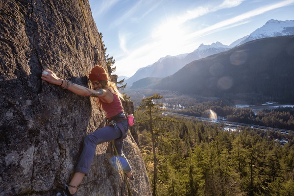 Climbing in Squamish